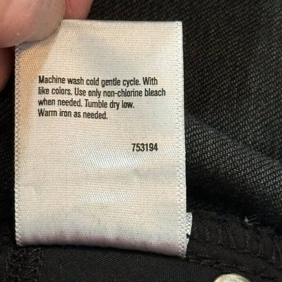 St. Johns Bay Jeans Womens 24W Black Bootcut Secretly Slender Mid-Rise Pants NEW - Picture 10 of 16